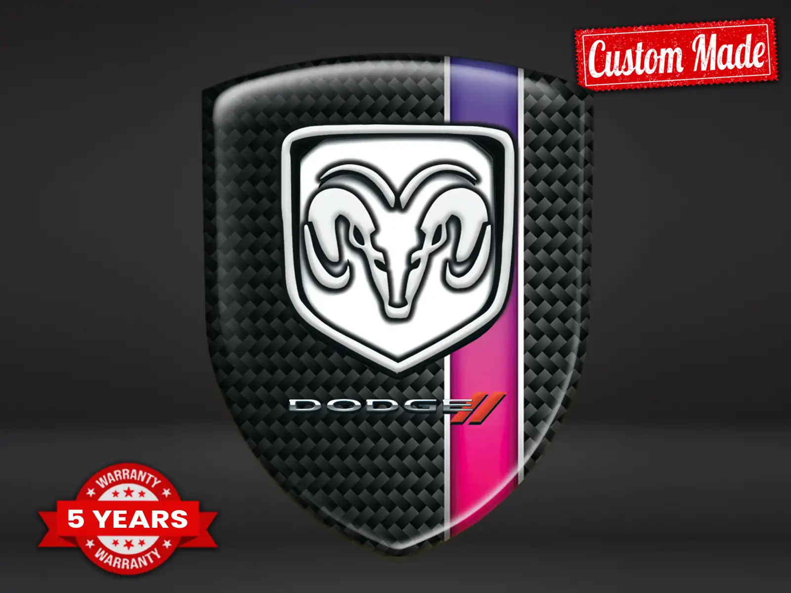 Dodge Vinilos Ventana Auto Edición Máximo Pro Estilo Duradero